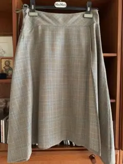グレンチェック　フレアスカートのサムネイル