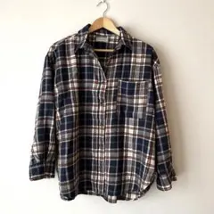 美品　BACK NUMBER 長袖チェックシャツ