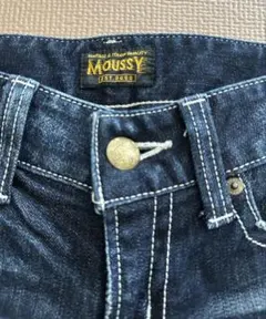 【美品・即日発送】MOUSSY スキニーデニム 24 インディゴブルー y2kのサムネイル