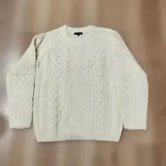URBAN RESEARCH ケーブルニットセーター 38 アイボリー