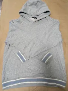 BEAMS HEART グレー フード付きパーカー L