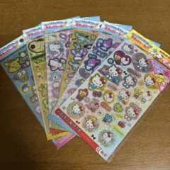 サンリオキャラクターズ　キラッとシール6枚セット