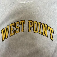 チャンピオン　リバースウィーブ ミリタリー　WESTPOINT 両面プリント