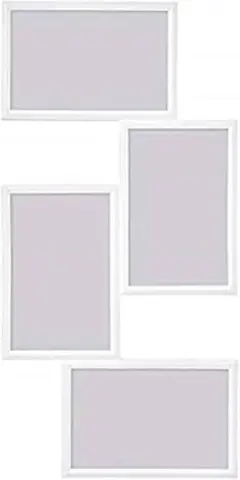 ホワイト 4連フォトフレーム