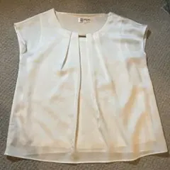 MICHEL KLEIN ホワイトブラウス 38