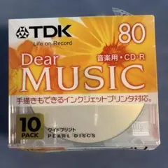 TDK 音楽用 CD-R 80分 10枚パック