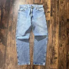 Wrangler デニム ジーンズ アメカジ ベージュ グレーW35×L30 - メルカリ