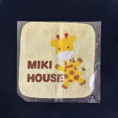 MIKI HOUSE ミキハウス　キリン柄 ハンドタオル ハンカチ　綿100%のサムネイル