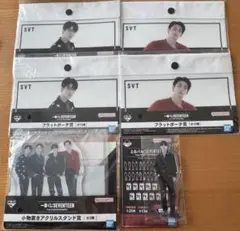 一番くじ SEVENTEEN フラットポーチ アクリルスタンド セットのサムネイル