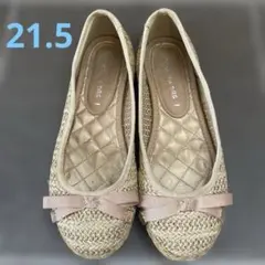 ami du pas アミ ドゥパ フラットシューズ 21.5cmのサムネイル