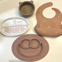 美品★ベビー皿　イージーピージー　ミッフィ　ノーカスタイ　お皿★フォロー割りありのサムネイル