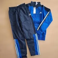 adidas アディダス ウインドブレーカー 上下 ナイロンジャージ 160子供
