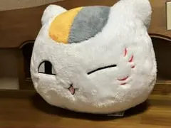 夏目友人帳 めちゃもぐふぐっと ニャンコ先生顔型ぬいぐるみ〜ウインクver.〜