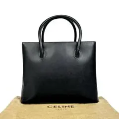 美品】セリーヌ ハンドバッグ ゴールド金具 サフィアーノ レザー