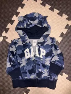 GAP 迷彩柄 恐竜　フード付きアウター 3-6ヶ月