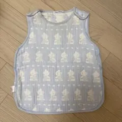 familiar ベビースリーパー 水色 キャラクター柄　60〜90cm