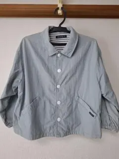 moujonjon キッズ ジャケット120cm ブルーグレー