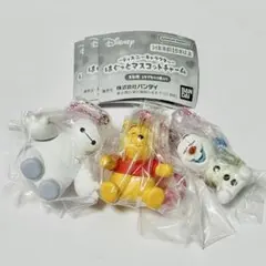 ディズニー はぐっとマスコットチャーム　ベイマックス　くまのプーさん　オラフ