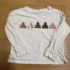 babyGAP クマプリント 長袖カットソー 100cm