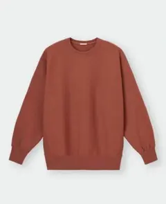 ★廃盤色★GU ヘビーウェイトスウェットプルオーバー(長袖)