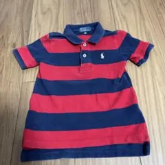 Polo by Ralph Lauren ポロシャツ 90サイズ 赤/紺