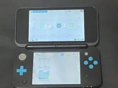 ジャンク品　NEW ニンテンドー 2DS LL 本体 ブラック×ターコイズ