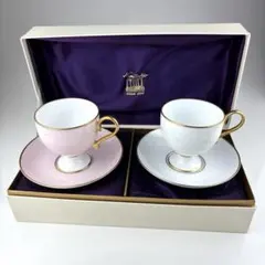 ノリタケ　ダイヤモンドコレクション　カップ&ソーサー　ペア