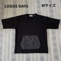 LOGOS DAYS Mサイズ Tシャツ 半袖 黒 メンズ