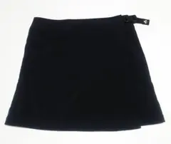 モンベル 春夏 ストレッチ TRラップスカート 巻きスカート 黒 レディースM