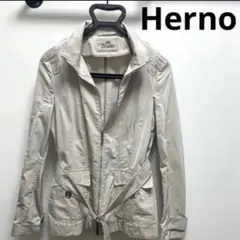 HERNO ヘルノ　シンプル薄手アウター　ショートジャケット　ブルゾンのサムネイル