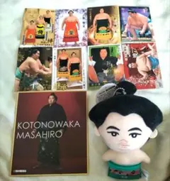 琴ノ若 琴櫻 ぬいぐるみ 力色紙 カード セット