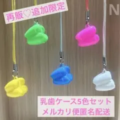 【再販・追加出品⭐︎限定333円！⭐︎】　乳歯ケース　5色セット　N