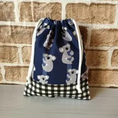 給食袋　巾着　コアラ④