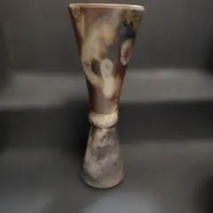 備前焼　花入れ　変形花瓶　茶道