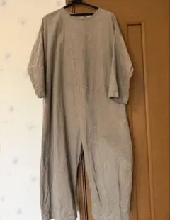 ito fukuoka ベージュコーデュロイジャンプスーツ