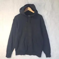 【希少】OLD UNIQLO ユニクロ パーカー（長袖）ブラック Lサイズ 綿