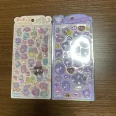 サンリオ クロミベビー ハローキティキキララうるちゅるポップシール2枚セット