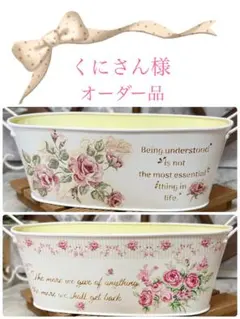 ティッシュケース※ベンチ型花台※キッチンシェルフ※ダストBOX※デコパージュ薔薇 ティッシュケース※ベンチ型花台※キッチンシェルフ※デコパージュ薔薇