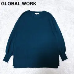 GLOBAL WORK グローバルワーク 長袖 ニット M 洗濯機OK