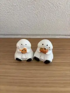 ナチュラルキッチン　もぐもぐおばけオブジェ　2個セット