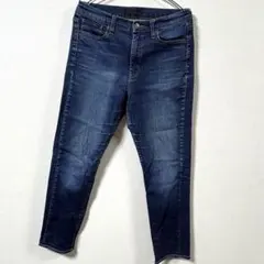 USED★UNIQLO スキニーデニム レディース 27インチ ダークブルー