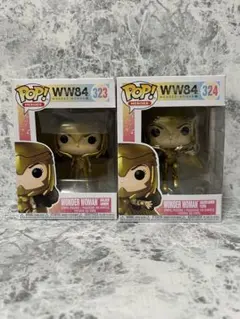Funko Pop ワンダーウーマン　ゴールデンアーマー　323 324セット