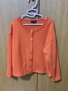 UNITED ARROWS オレンジ長袖カーディガン 120