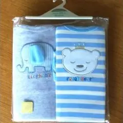 【新品未開封】motherways 長袖ロンパース二枚組