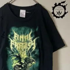 FF14 ファンフェス2018 神龍Tシャツ/L/ブラックのサムネイル