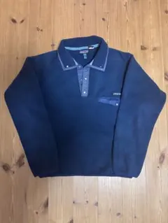 Patagonia パタゴニア フリース スナップT 90s 紺 S