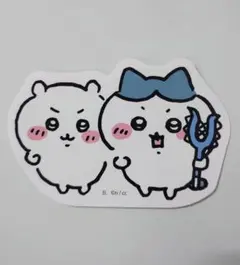 ちいかわ　ダイカットステッカーセット3　34.ちいかわ＆ハチワレ