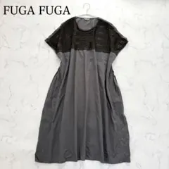 新品タグ付き ZUCCa ズッカ Vネック刺繍ローンワンピース ロング丈
