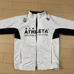 ATHLETA ピステ・ウィンドブレーカー ホワイト/ブラック　160