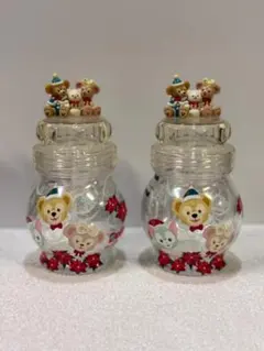 ダッフィー＆フレンズ クリスマス スーベニア 空容器 2個セット